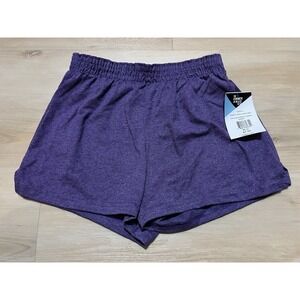 NWT Soffe Athletic Shorts Youth Size XL Girls With Elastic Waist Purple